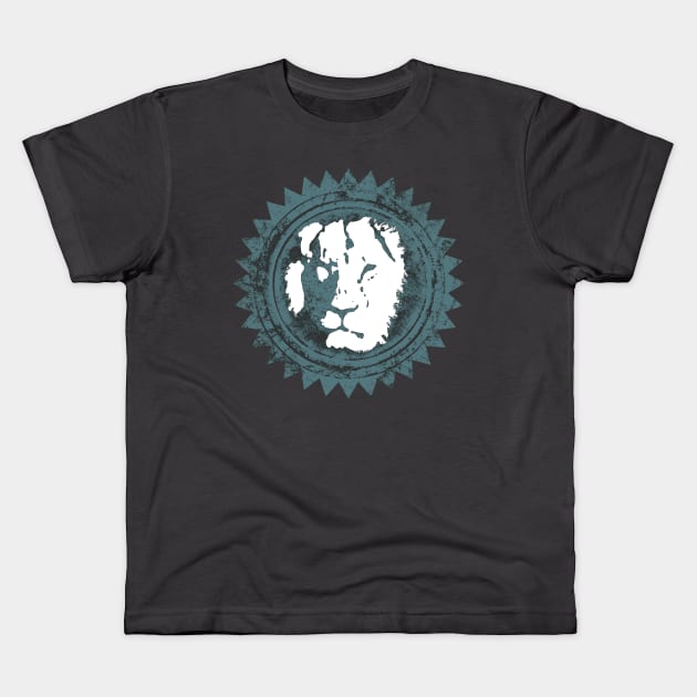 lion Kids T-Shirt by Periartwork